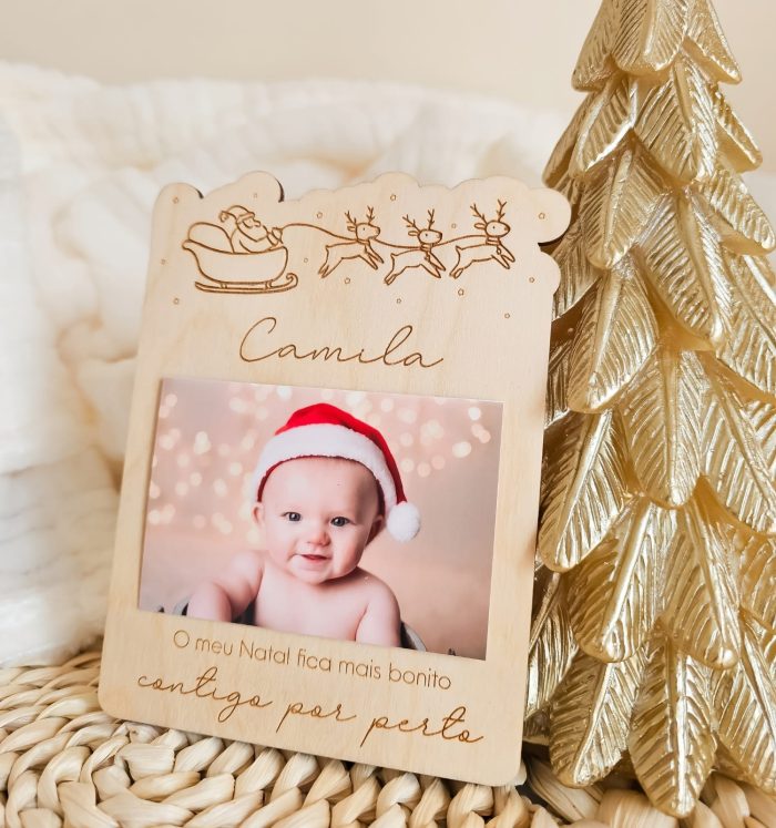 Íman de Natal Personalizado com Fotografia