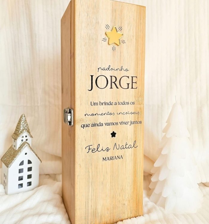 Caixa de Vinho Personalizada com Acessórios