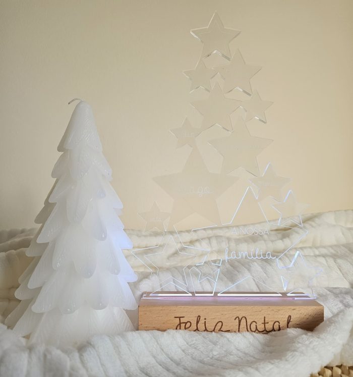 Candeeiro LED Torre de Estrelas Personalizado