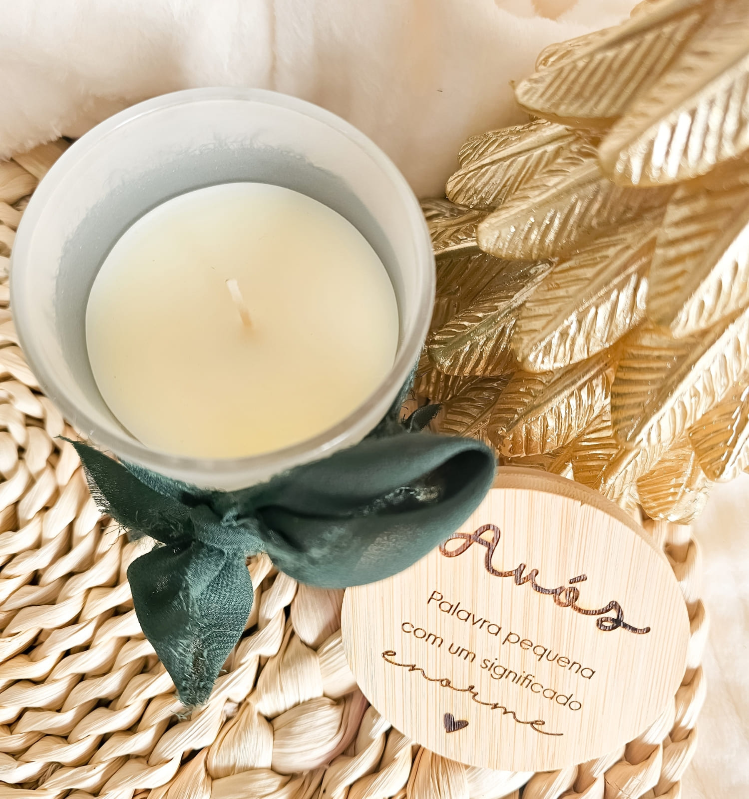 Vela Aromática Natal Personalizada Vela Aromática Natal Personalizada