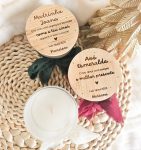 Vela Aromática Redonda Personalizada