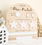 Placa de Natal para Lista de Presentes