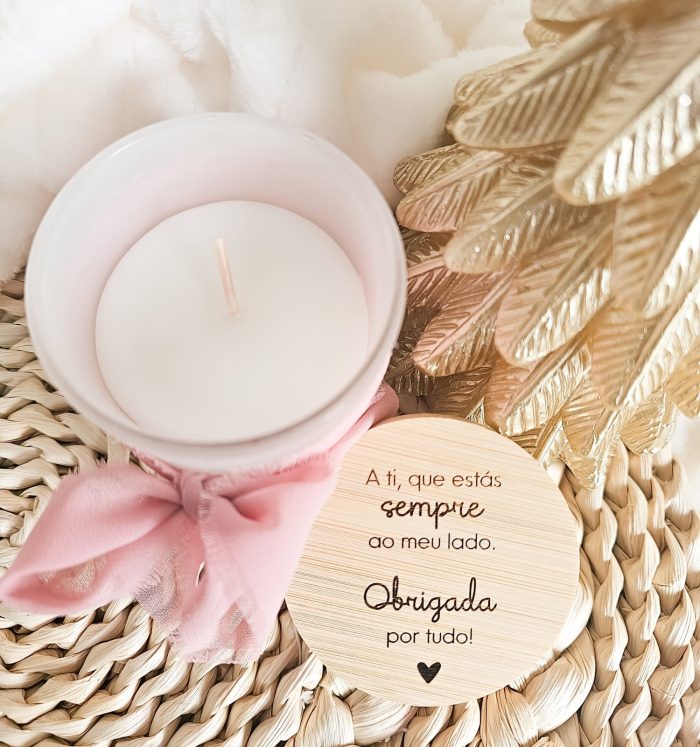 Vela Aromática Frase Personalizada