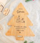 Tábua de Cozinha Personalizada - Pinheiro de Natal - PIPÁPÁ - Amor em Madeira Tábua de Cozinha Personalizada - Pinheiro de Natal