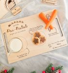 Tabuleiro de Natal Personalizado - Para o Pai Natal e Renas