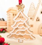 Ornamento Árvore de Natal Personalizado