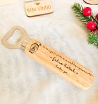 Abre Caricas Natal Personalizado - PIPÁPÁ - Amor em Madeira Abre Caricas Natal Personalizado
