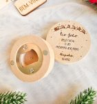 Abre Caricas Natal Personalizado - PIPÁPÁ - Amor em Madeira Abre Caricas Natal Personalizado