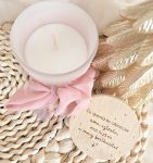 Vela Aromática Texto Natal Personalizado