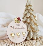 Bola de Natal “O nosso primeiro Natal” personalizada