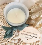 Vela Aromática Texto Natal Personalizado