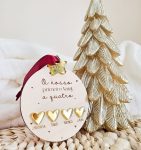 Bola de Natal “O nosso primeiro Natal” personalizada