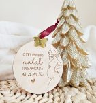 Bola de Natal O meu primeiro Natal na Barriga da Mamã
