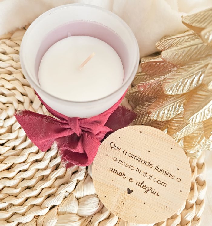 Vela Aromática Texto Personalizado