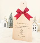 Mini Tábua de Bambu Personalizada | Presente Equipa Educativa