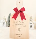 Mini Tábua de Bambu Personalizada | Presente Equipa Educativa