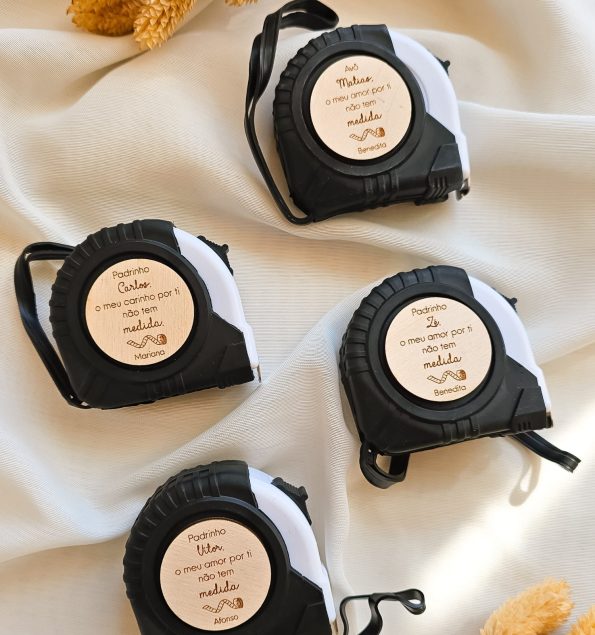 Fita Métrica Personalizada para Pai/Avô/Padrinho