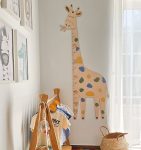 Girafa de Crescimento Colorida para Bebé e Criança - PIPÁPÁ - Amor em Madeira Girafa de Crescimento Colorida para Bebé e Criança