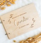 Livro de Honra em Madeira – Batizado e Aniversário