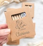 Caixa de Lápis de Cor Personalizados com a Minnie – Lembrança Infantil com Kit de Desenho