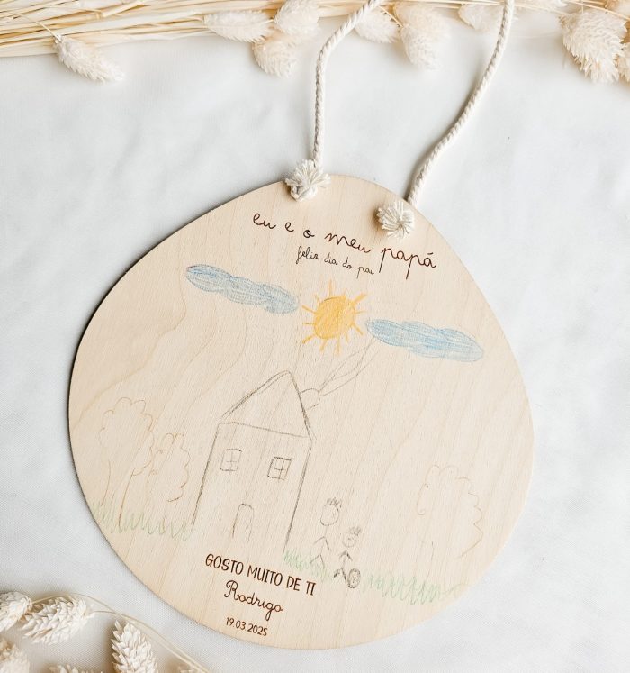 placa-madeira-desenho-infantil-dia-do-pai