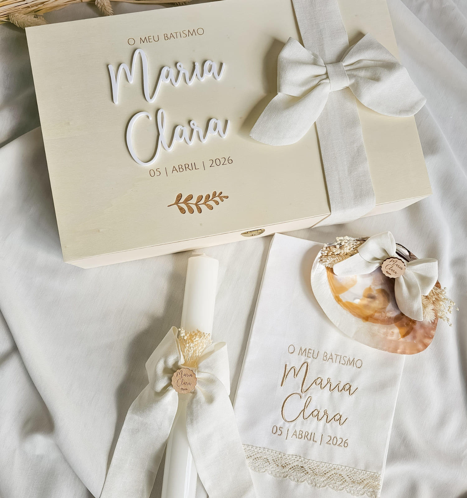 conjunto-de-batismo-branco-personalizado-caixa-madeira - PIPÁPÁ - Amor em Madeira conjunto-de-batismo-branco-personalizado-caixa-madeira