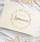 Conjunto de Batismo em Renda Personalizado