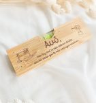 Nível Abre Caricas com Mensagem - PIPÁPÁ - Amor em Madeira Nível Abre Caricas com Mensagem