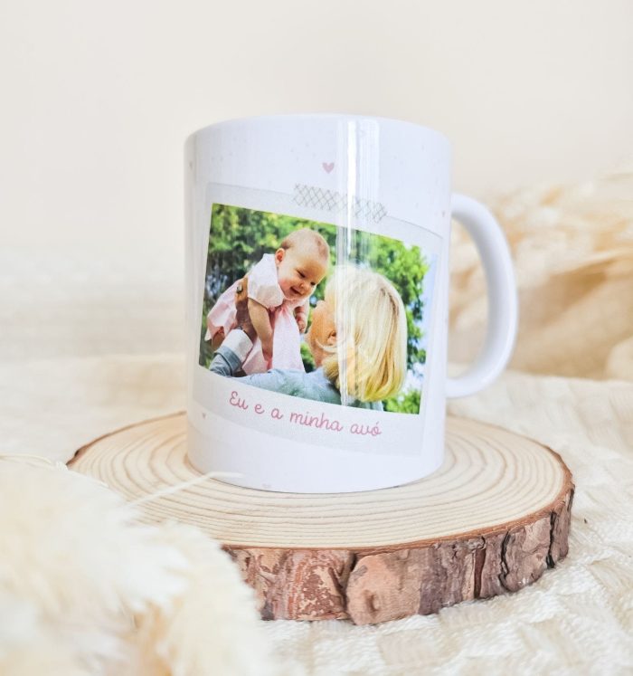 Caneca Feliz Dia dos Avós com Fotografia
