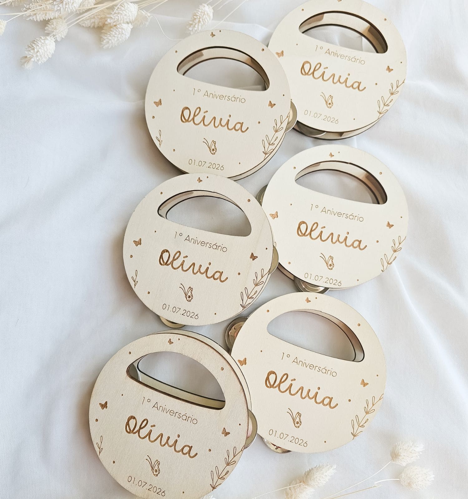 pandeireta-personalizada-criancas - PIPÁPÁ - Amor em Madeira pandeireta-personalizada-criancas